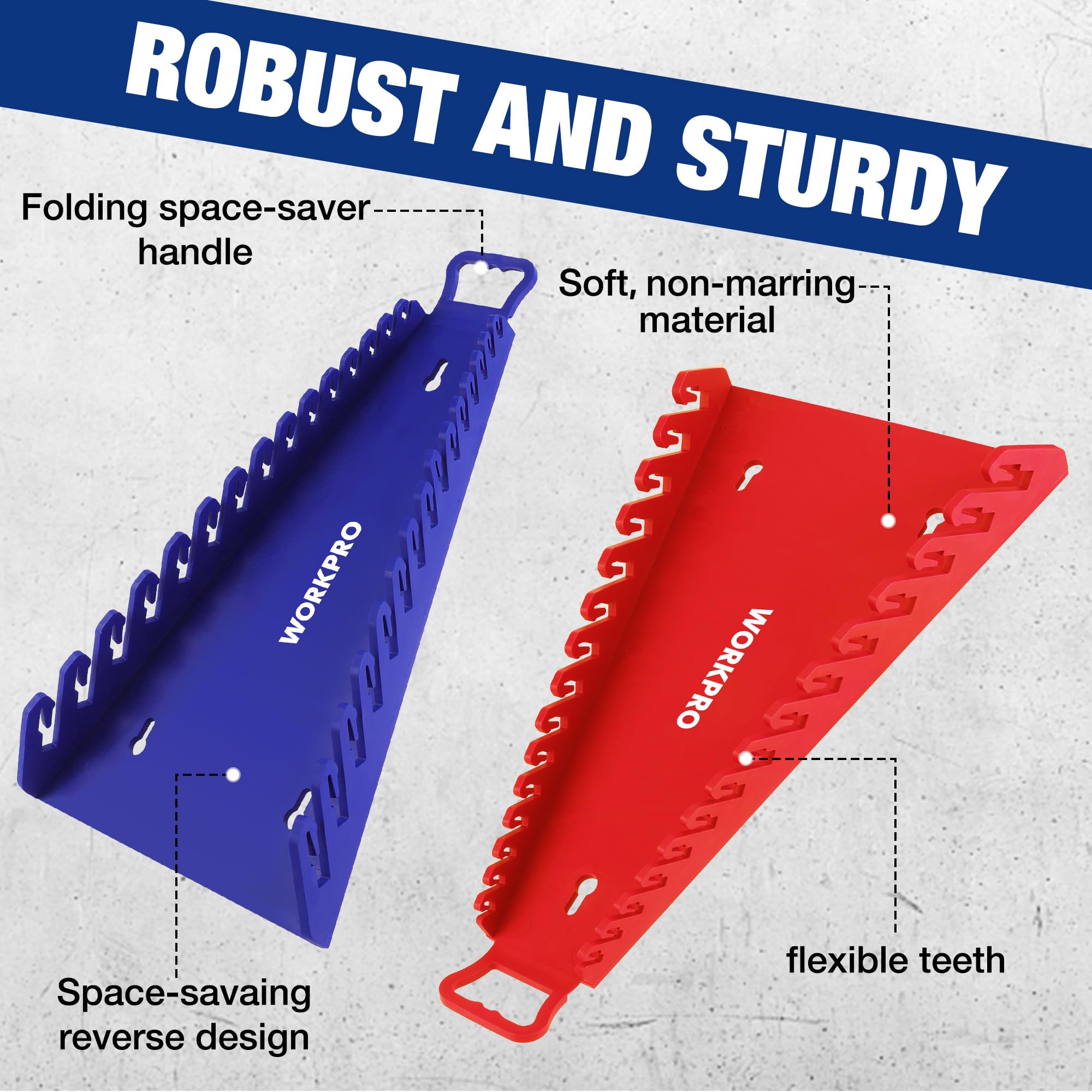 ティーズ ページ15 Amazon.com: WORKPRO Magnetic Wrench Organizer, 15-Slot Gripper